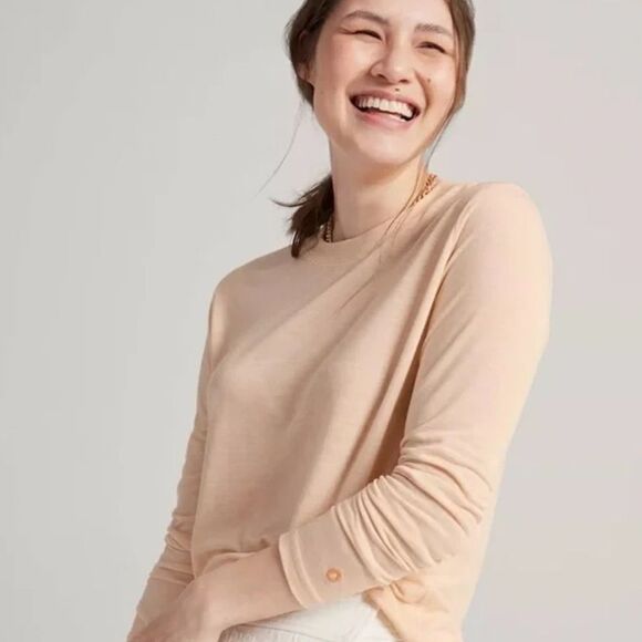 New Allbirds The TrinoXO Long Sleeve Tee Classic Fit in Aspen Size M - Picture 1 of 12